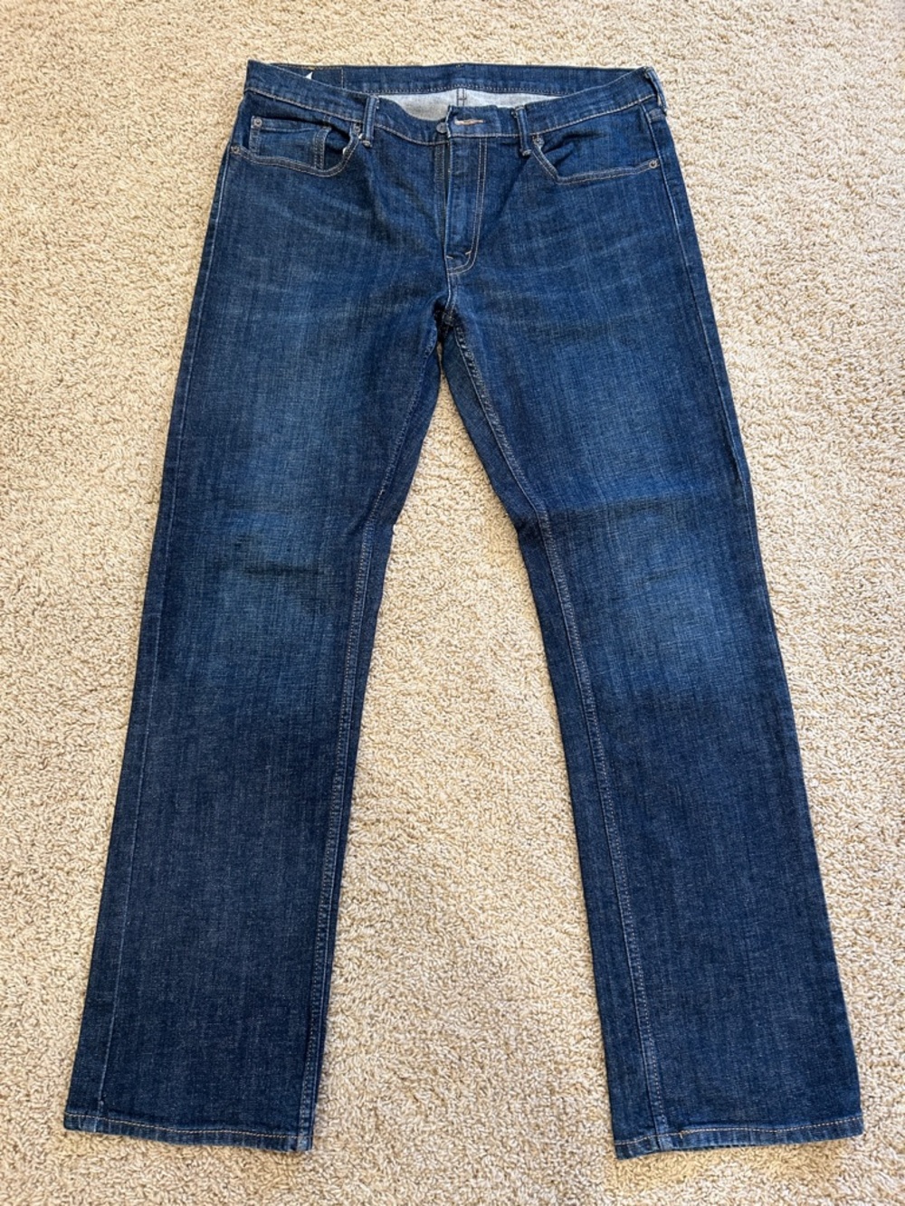 Levi's Men's Relaxed Straight 559 Jeans in Dark Blue Denim